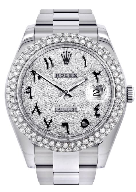 rolex arabic diamond|rolex watch with arabic numbers.